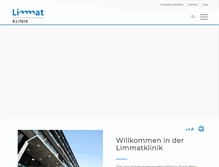 Tablet Screenshot of limmatklinik.ch